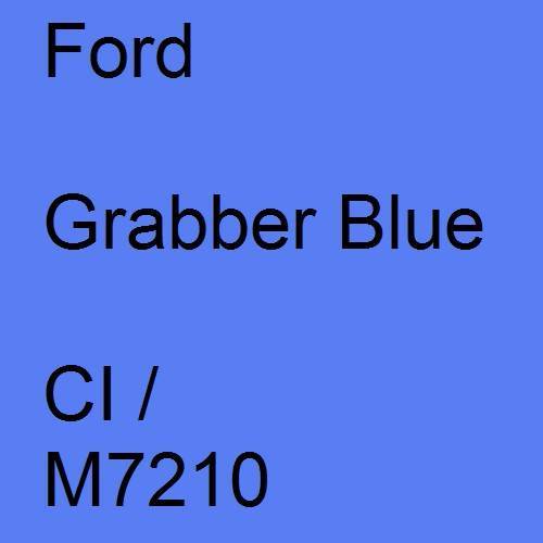 Ford, Grabber Blue, CI / M7210.